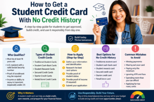 How to Get a Student Credit Card With No Credit History